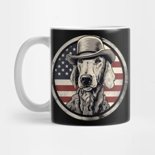 Patriotic Bedlington Terrier Mug